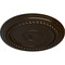 Ekena Millwork Alexandria Rope Ceiling Medallion (Fits Canopies up to 4 5/8"), 19 5/8"OD x 1 1/2"P, Bronze CM18ALBZS - alternate 3